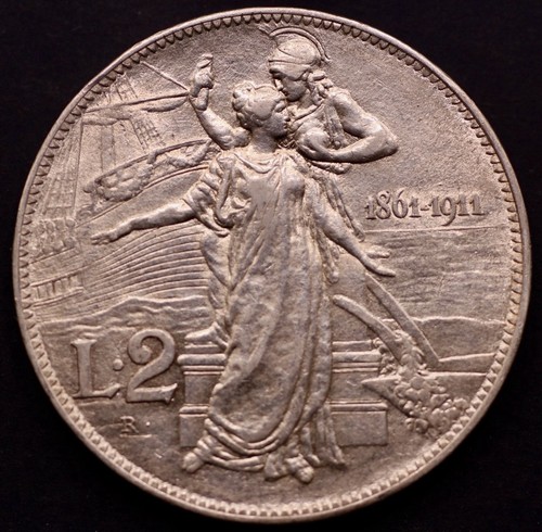 Italia lire 1861 - 2,