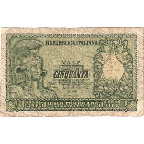 1234828 italy 50 lire vf - italy,, lire,