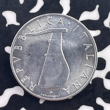 1954-R Italy 5 Lire Lot#C7837