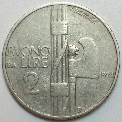 1924 italy lire - 2, (lot#1)