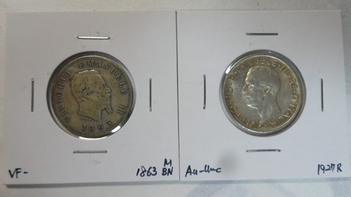 Italy lire 2pcs - 5,