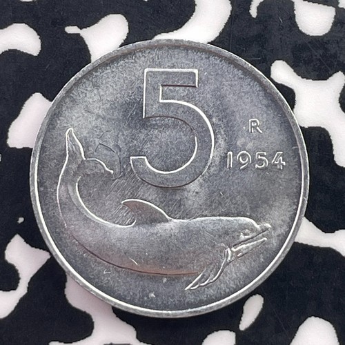 1954 italy lire lot c7837 - italy, 5