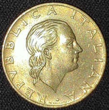 4 monete 200 lire italiane