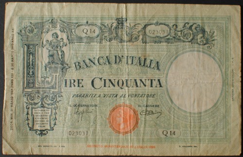 Italy p64 lire fine - p64, fine+