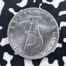 1954-R Italy 5 Lire Lot#C7836