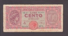 ITALY P.75a-1456  100 LIRE