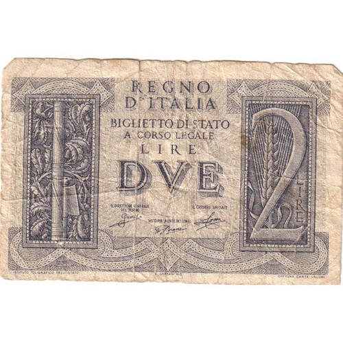 1291886 italy 2 lire vf - italy,, lire,