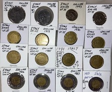 ITALY LIRE 100,200 & 500 -- 16